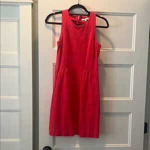 Elegant Red Sleeveless Dress